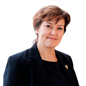 Helena Aatinen auttaa yritysjärjestelyn viestinnässä. Avainsanat: strategian viestintä